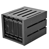 Silverstone Techology FS304-V Three (3) 5.25 Bay to Four (4) 3.5 SAS 12G / SATA 6G Trayless Hot-swap Cage, SST-FS304B-V Plastic Tray Four 3.5