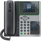 Poly E450 IP Phone - Corded - Corded - Desktop - Black - VoIP - 2 x Network (RJ-45) - PoE Ports