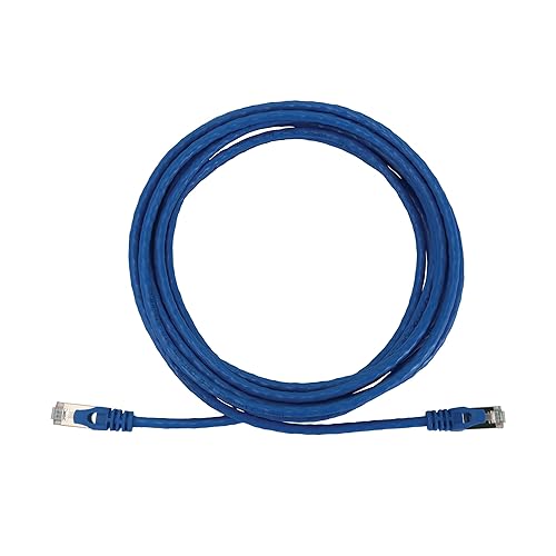 Tripp Lite Cat6a 10G Ethernet Cable, Snagless Molded Slim STP Network Patch Cable (RJ45 M/M), Blue, 15 Feet / 4.5 Meters, Manufacturer's Warranty (N262-S15-BL)