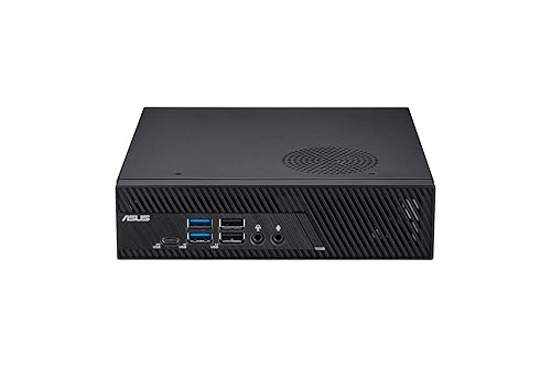 ASUS PB63 Full System Mini PC with Intel Core i7-14700 Desktop Processor, 16GB DDR5-4800 MHz RAM, 512GB PCIe G4x4 NVME SSD, Wi-Fi 6E & Bluetooth 5.3, USB-C, VESA Mount, Keyboard and Mouse Included