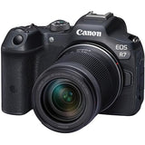Canon EOS R7 RF-S18-150mm F3.5-6.3 is STM Lens Kit, Mirrorless Vlogging Camera, 32.5 MP Image Quality, 4K 60p Video, DIGIC X Image Processor, Dual Pixel CMOS AF, Subject Detection, Content Creators