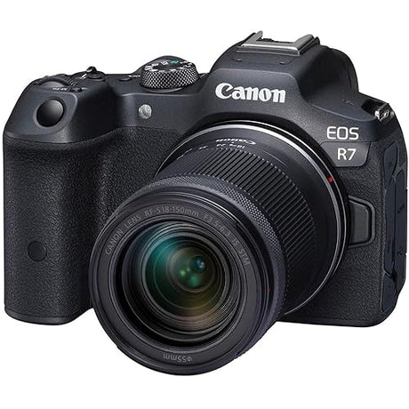 Canon EOS R7 RF-S18-150mm F3.5-6.3 is STM Lens Kit, Mirrorless Vlogging Camera, 32.5 MP Image Quality, 4K 60p Video, DIGIC X Image Processor, Dual Pixel CMOS AF, Subject Detection, Content Creators