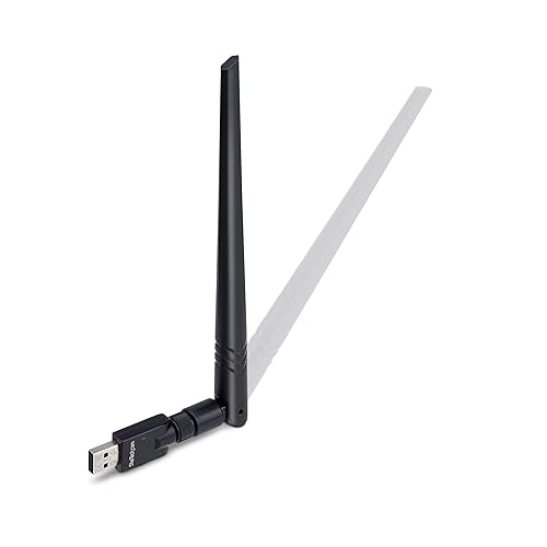 StarTech.com USB Bluetooth 5.3 Adapter, Class 1, USB Bluetooth Dongle for PC/Laptop, Use with Keyboard/Mouse, Windows/Linux
