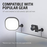 Elgato Wall Mount Horizontal Articulated Arm with 1/4 inch Thread for Easy Mounting and Adjusting of Lights, Cameras, and Microphones, Perfect for Streaming, Videoconferencing, Studios