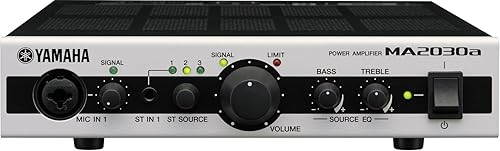 Mixer Amp with 3 Stereo Inputs and 2 Microphone Inputs. Uses The Dcp1v4s-Us Wall
