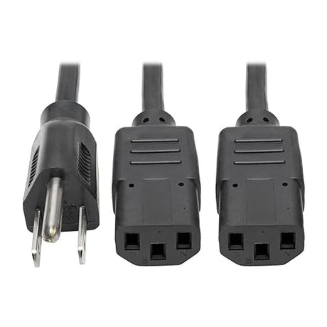 Tripp Lite P006-18N-2 Dual Splitter Cable 515p To 2x C13 18in