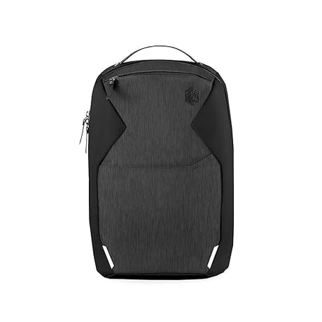 STM Myth 18L Backpack - Durable, Stylish, and Practical Laptop Backpack with Multiple Pockets - Fits 15 Laptop and 16 MacBook Pro with Maximum Laptop Protection - Magnet Black