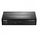 D-Link Fast Ethernet Switch, 8 Port Unmanaged w/ 4 PoE Ports (802.3AF) Desktop Network Internet 10/100 Plug n Play (DES-1008PA) 8-Port PoE Fast Ethernet