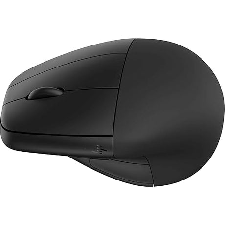 HP 925 Ergonomic Vertical Mouse for Business - Optical - Wireless - Bluetooth/Radio Frequency - 2.40 GHz - Black - 1 - USB Type A - 4000 dpi - Scroll Wheel - 6 Button(s) - 5 Programmable Button(s)