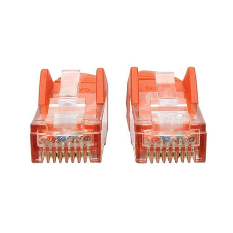 Tripp Lite N201-050-or Cat6 Gigabit Ethernet Snagless Molded Patch Cable 24 AWG 550MHz Premium UTP, Orange, RJ45 M/M 50' 50-ft. Orange