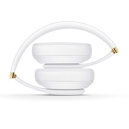 Beats Studio3 Wireless Noise Cancelling Over-Ear Headphones - Apple W1 Headphone Chip, Class 1 Bluetooth, 22 Hours of Listening Time, Built-in Microphone - White White Studio3