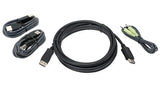 IOGEAR G2L903UTAA3 DisplayPort USB KVM Cable Kit with (TAA) Audio DisplayPort, USB KVM