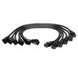 Tripp Lite Heavy-Duty Computer Power Extension Cord 6-pack, 20A, 12AWG (IEC-320-C19 to IEC-320-C20) 2-ft.(P036-002-6)