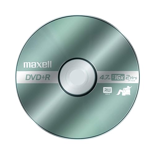 Maxell 639002 634032 DVD+R 4.7GB DVD Recordable Disc, 5-Pack 5-pack (with jewel case) Spindle