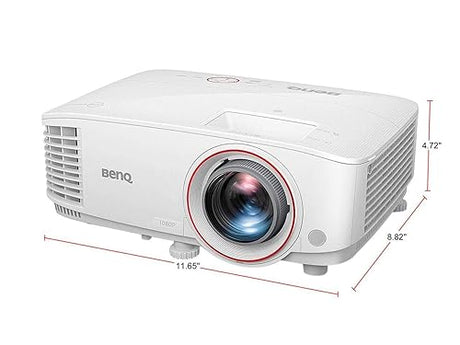 BenQ TH671ST 1080p Short Throw Gaming Projector | Gaming Mode for Intense Low Input Lag Action | 3000 Lumens for Lights On Entertainment | 3 Year Industry Leading Warranty 1080P + 3000 Lumen