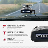 Cobra Rad 450 Laser Radar Detector - Long Range, False Alert Filter, Voice Alert, and OLED Display Cobra RAD450