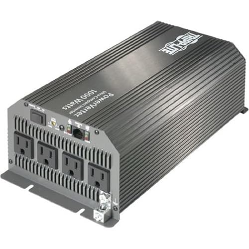 Tripp Lite PV1000HF PowerVerter Ultra-Compact Inverter 12V to 120VAC 1000 Watts (4) 5-15R Outlets