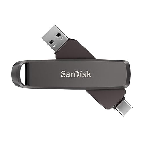 SanDisk 1TB Extreme PRO Dual Drive - Up to 1,000MB/s, USB Type-C, and USB Type-A, High-Performance Flash Drive - SDDDE1-1T00-G46