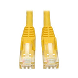 Tripp Lite Connectivity 14ft Cat6 Patch Cable Mm Yellow Gigabit Molded Snagless Pvc Rj45