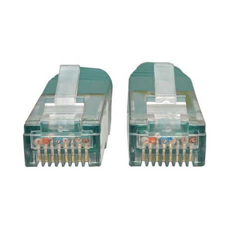 Tripp Lite 10ft Cat6 Gigabit Molded Patch Cable RJ45 M/M 550MHz 24AWG Green (N200-010-GN) 10 ft. Green