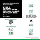 CIG 200086P Remanufactured High Yield Toner Cartridge for Dell 2330 Dell 2330 Black