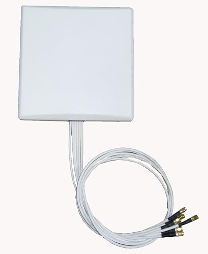 TerraWave 544625 Six Lead Patch Antenna, 6 dBi with RPSMA Plug Connector