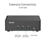 ASUS NUC 15 Pro Slim Barebones Mini PC with Intel Series 1 Core 3 100U, up to 96GB DDR5 RAM, Dual Storage Design, Thunderbolt™ 4, Wi-Fi 7 & Bluetooth 5.4, Toolless Chassis Access, VESA Mount Included