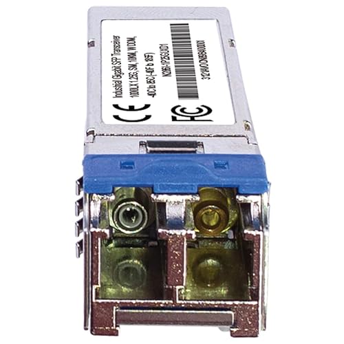 Tripp Lite Gigabit Industrial SFP Transceiver, Singlemode Fiber, 1000Base-LX, LC Duplex, DDM, Bi-Directional, 1.25 Gbps, Up to 6.2 Miles / 10 Km, 1-Year Warranty (N286I-1P25GLXD1)
