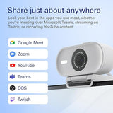 Elgato Facecam Neo – Full HD Webcam with Easy-Slide Privacy Shutter, Light Correction, For Video Calls, Streaming, Teams/Zoom/Slack/OBS/Twitch/Youtube, and more – USB-C/Plug & Play on PC/Laptop/Mac