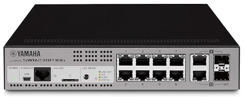 Yamaha SWR2311P-10G Gigabit Dante Switch with PoE