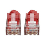 Tripp Lite N201-06N-RD Cat6 Gigabit Ethernet Snagless Molded Patch Cable 24 AWG 550MHz Premium UTP, Red, RJ45 M/M 6