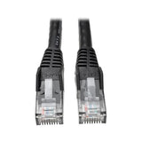 Tripp Lite N201-002-BK 2 Feet Cat6 Gigabit Snagless Patch Cable RJ45M/M (Black) 2-ft. Black