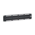 Eaton Tripp Lite Series 48-Port Patch Panel for PoE Applications, Cat5/Cat5e/Cat6, Type 4 PoE++ (4PPoE), RJ45 Ethernet, 2U Rackmount, Black, TAA Compliant, Lifetime Manufacturer's Warranty (N252-P48)