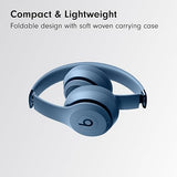 Beats Solo 4 - Wireless Bluetooth On-Ear Headphones, Apple & Android Compatible, Up to 40 Hours of Battery Life - Slate Blue