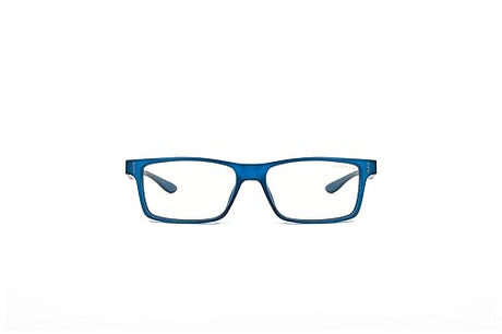 GUNNAR Youth Gaming and Computer Eyewear/Cruz, Navy Frame, Clear Tint - Patented Lens, Reduce Digital Eye Strain, Block 35% of Harmful Blue Light