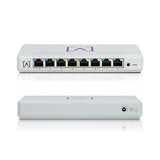 Alta Labs S8-POE 8-Port Cloud-Managed Switch with 4 PoE+ Ports | 60W PoE Budget | Desktop or Wall Mount