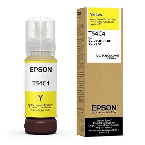 EPSON T54C4 Ink Bottle Yellow Ink for SureLab D500 Printer (Ref C13T54C420)