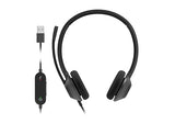 Cisco Headset 322 USB, Wired Dual On-Ear Headphones, Webex Controller with USB-A, Carbon Black, 2-Year Limited Liability Warranty (HS-W-322-C-USB) 322 Binaural type (Type-A connection)