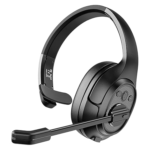 H1 Pro Telecom Bluetooth Trucker Headset, Black