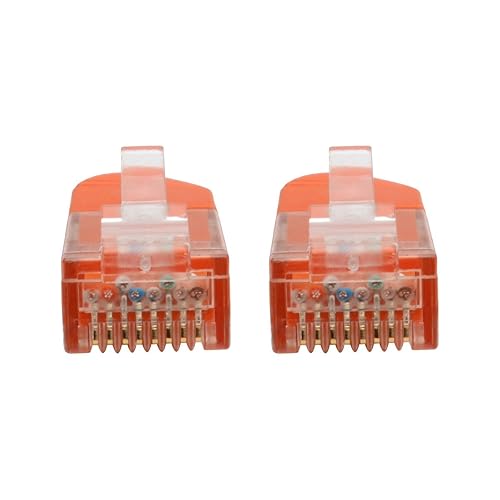 Tripp Lite N200-015-or Cat6 Cat5e Gigabit Molded Patch Cable RJ45mm 550MHz Orange 15' 15' 15 ft. Orange