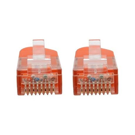 Tripp Lite N200-015-or Cat6 Cat5e Gigabit Molded Patch Cable RJ45mm 550MHz Orange 15' 15' 15 ft. Orange