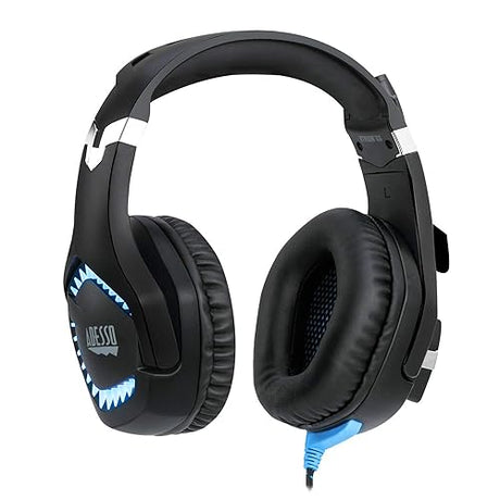 Adesso Xtream G3-7.1 Surround-Sound Gaming Headset with Noise Cancelling Microphone and LED Lighting for PC, PS4, Xbox, Nintendo Switch, and Laptops