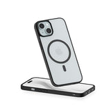 PEEL Bumper Case for iPhone 15 (Black) – Military-Grade Drop Protection, Embedded Magnet Compatible with MagSafe, Thin Minimalist Design, Branding Free – Showcases Your Device iPhone 15 Black