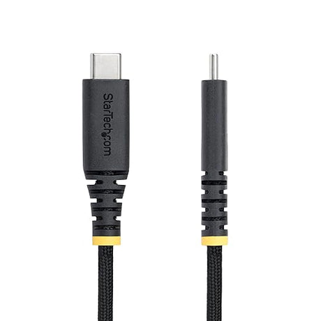 StarTech.com 6ft (1.8m) USB-C Charging Cable, 240W (5A) PD EPR, Dual-Layer Silicone/Braided Jacket, Laptop Charger Cord, USB-IF Certified
