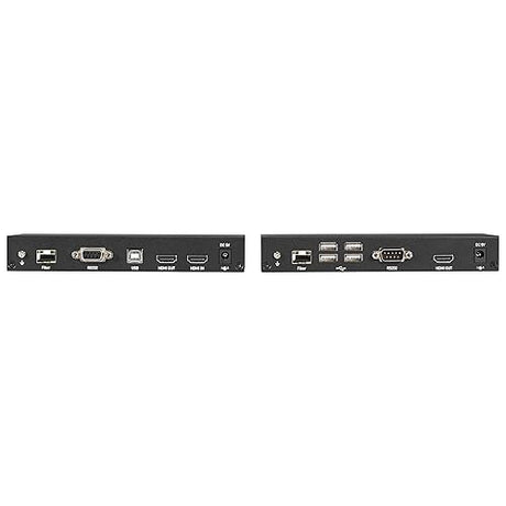 KVM Extender KIT Over Fiber - 4K, Single-Head, HDMI, USB 2.0, Serial, Audio, LOC