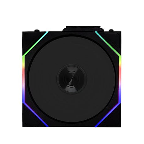 Lian Li UNI Fan TL 120 Wireless - Single Pack - Controller Not Included - 2.4 GHz Wireless Control - Infinity Mirror Design - Controller Required - Black (12TL1W1B)