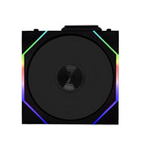 Lian Li UNI Fan TL 120 Wireless - Single Pack (Reverse Blade) - Controller Not Included - 2.4 GHz Wireless Control - Infinity Mirror Design - Controller Required - Black (12RTL1W1B)