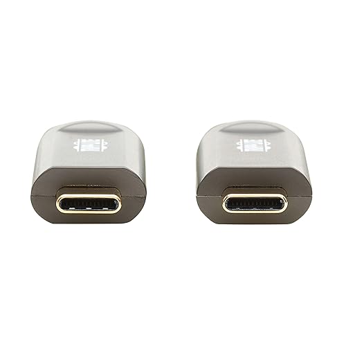 Tripp Lite USB-C Fiber (10 Gbps) Data Cable, USB 3.2 Active Optical Cable, Male to Male, Black, Plenum-Rated for in Wall & Ceiling Installations, 98 Feet / 30 Meters, 3-Year Warranty (U420F-30M-D3)
