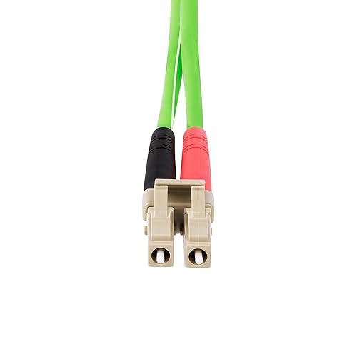 StarTech.com 2m (6.6ft) LC to LC (UPC) OM5 Multimode Fiber Optic Cable, 50/125 Duplex, 40G/100G, LSZH Fiber Jumper Cord