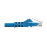 Tripp Lite Cat6 RJ45 PoE Gigabit Ethernet Cable, 1.6 Feet / 0.5 Meters, Flame-Resistant LSZH Jacket, Blue Snagless, Power Over Ethernet, Male-to-Male, Patch LAN Cord, (N201L-0P5M-BL)
